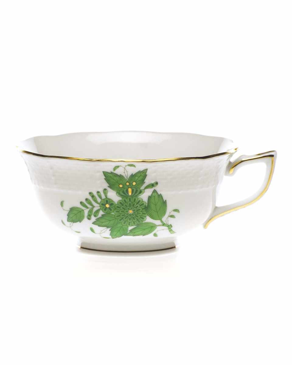 Green Chinese Bouquet Teacup
