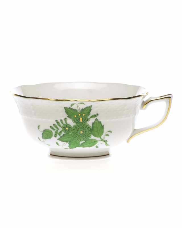 Green Chinese Bouquet Teacup
