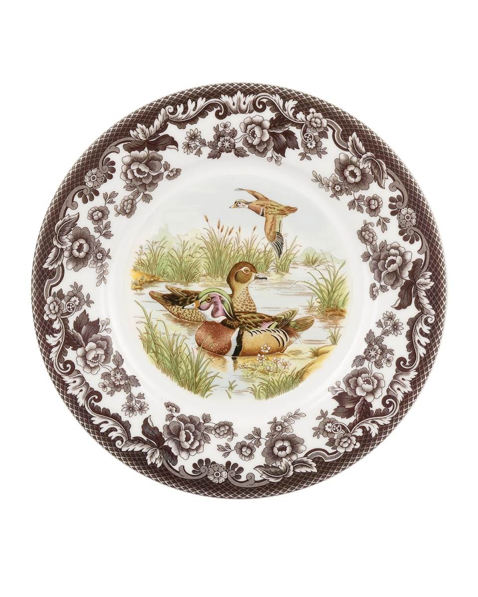 Woodland Duck Luncheon Plate