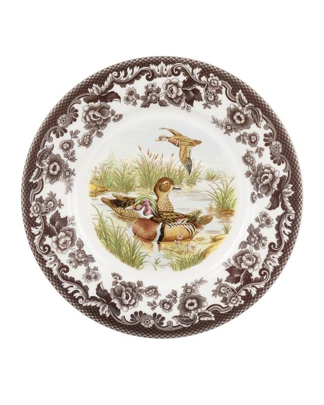 Woodland Duck Luncheon Plate