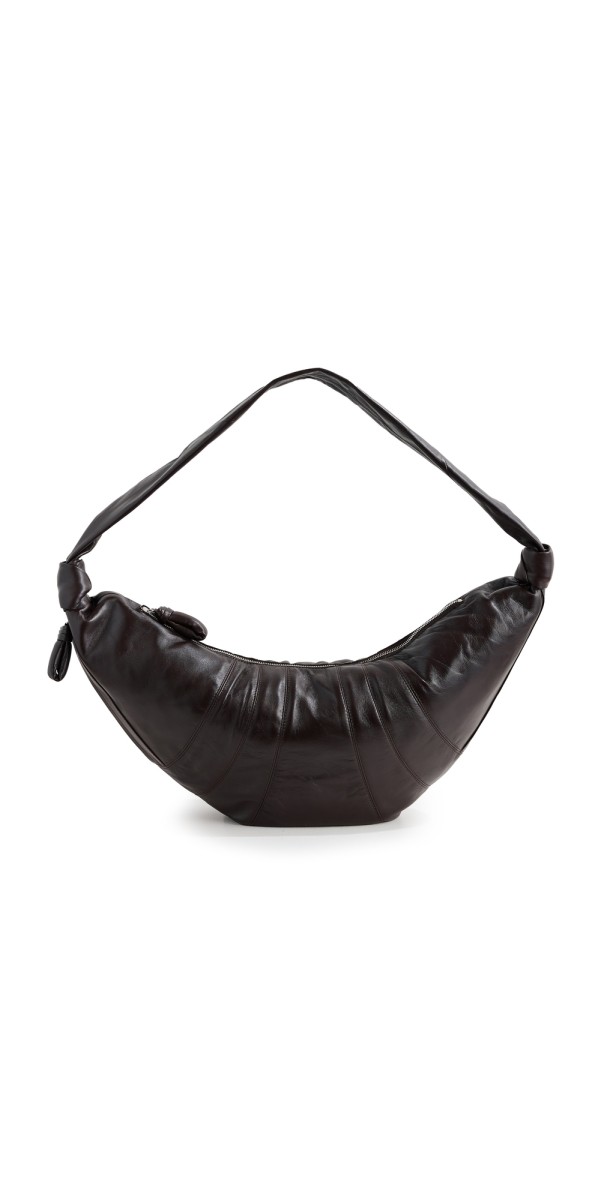 Lemaire Large Croissant Bag Dark Chocolat