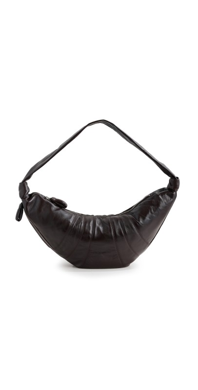 Lemaire Large Croissant Bag Dark Chocolat