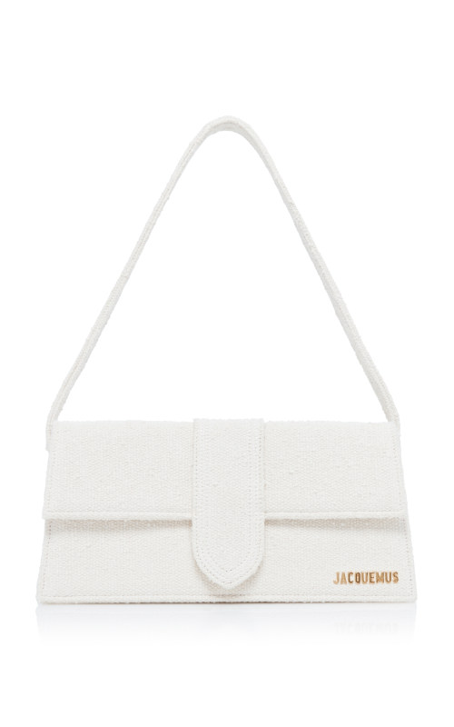Jacquemus Le Bambino Long Cotton-Boucle Shoulder Bag