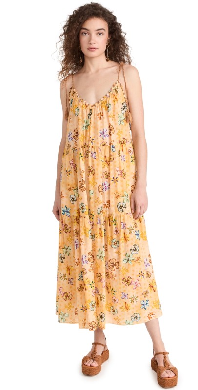 Ulla Johnson Fortuna Coverup Dress Daffodil