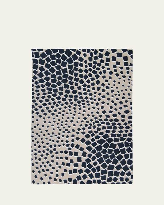 Giraffe Dusk Hand-Knotted Rug, 8' x 10'