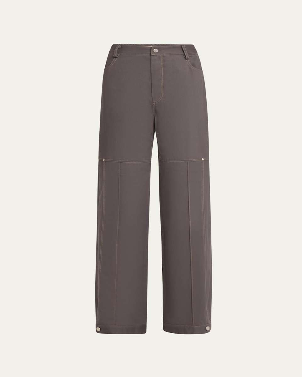 Slit Hem Jeans