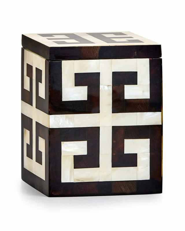 Greek Key Canister
