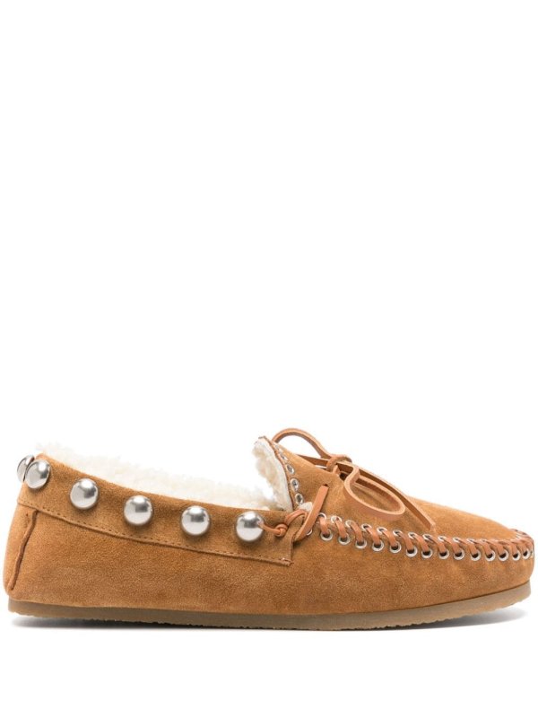 shearling loafers