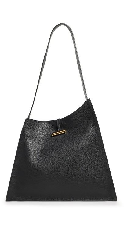 Little Liffner Slanted Hobo Bag Black