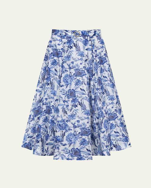Azalea Katherine Belted Midi Skirt