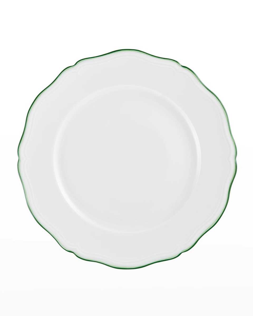 Touraine Double Filet Green Buffet Plate