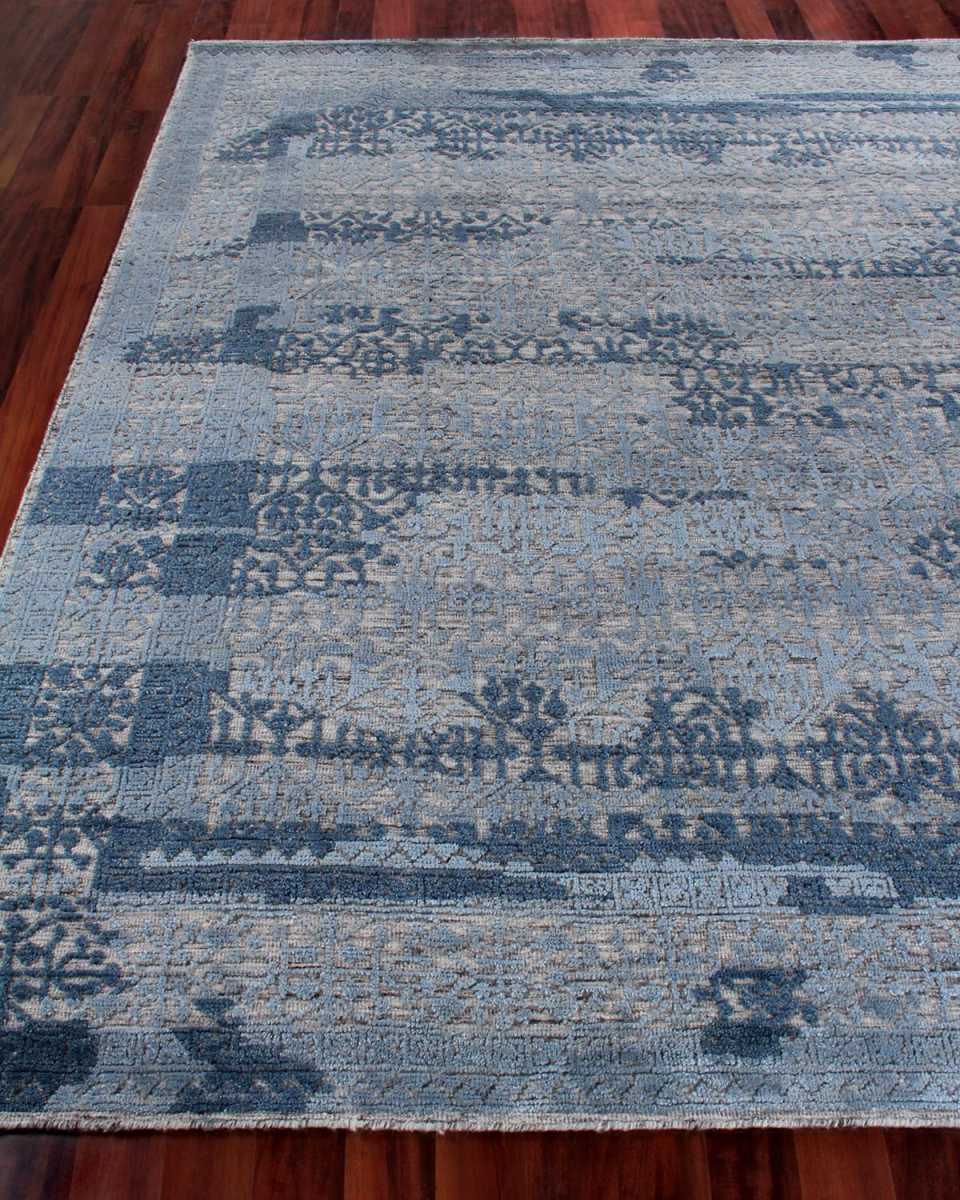 Baker Hand-Knotted Rug, 6' x 9'