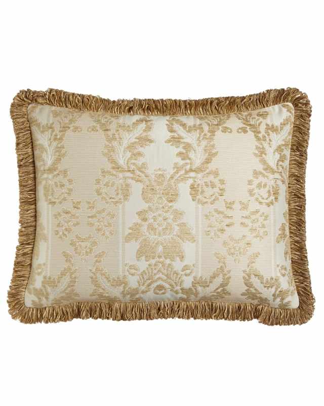 Antoinette King Chenille Sham with Loop Fringe