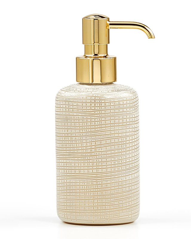 Woven Pump Dispenser, Gold