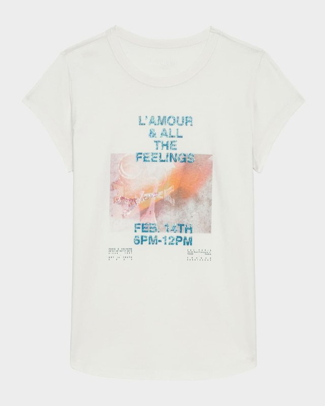 Woop Sequined Photoprint T-Shirt