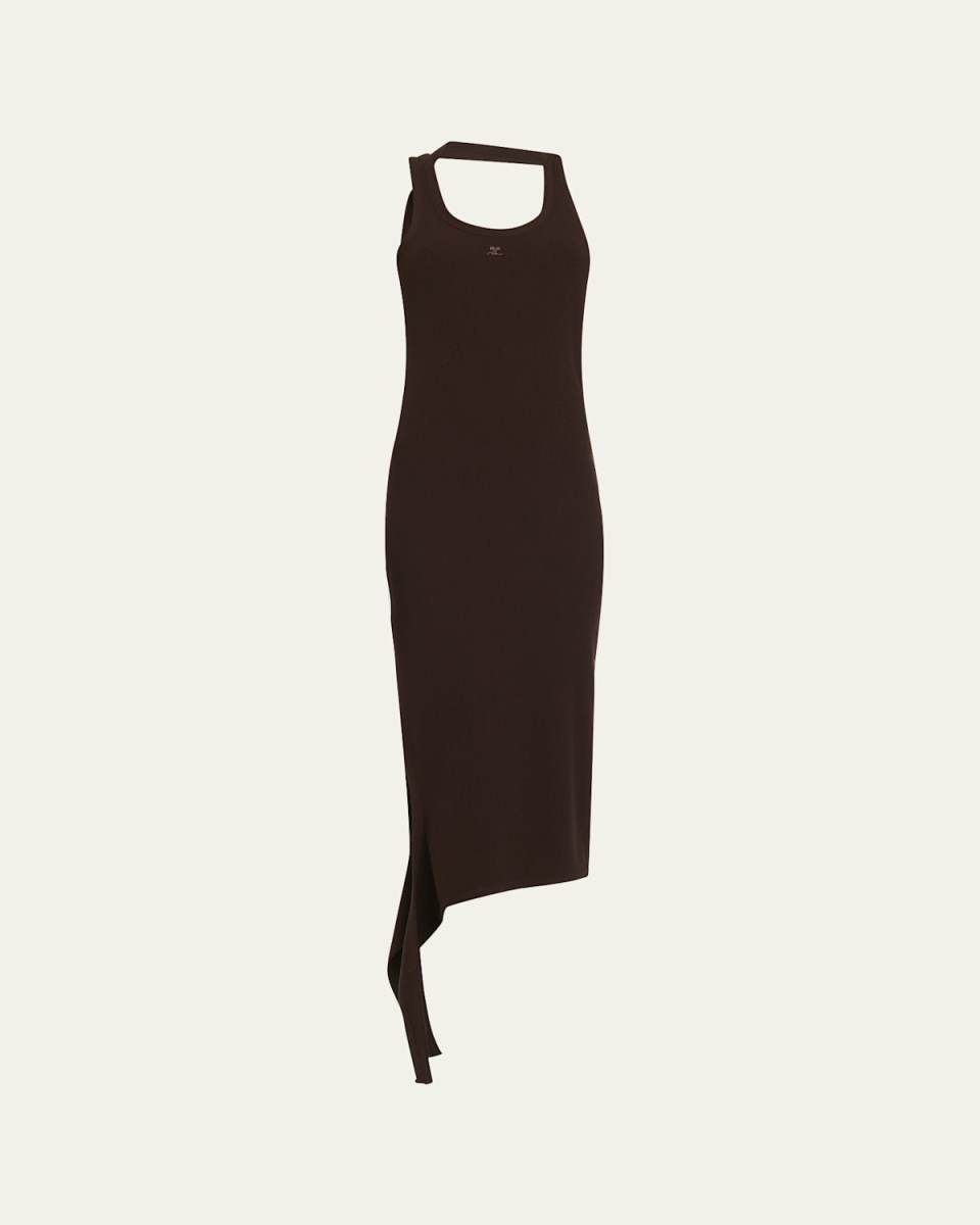 Undressed Rib-Knit Long Dress