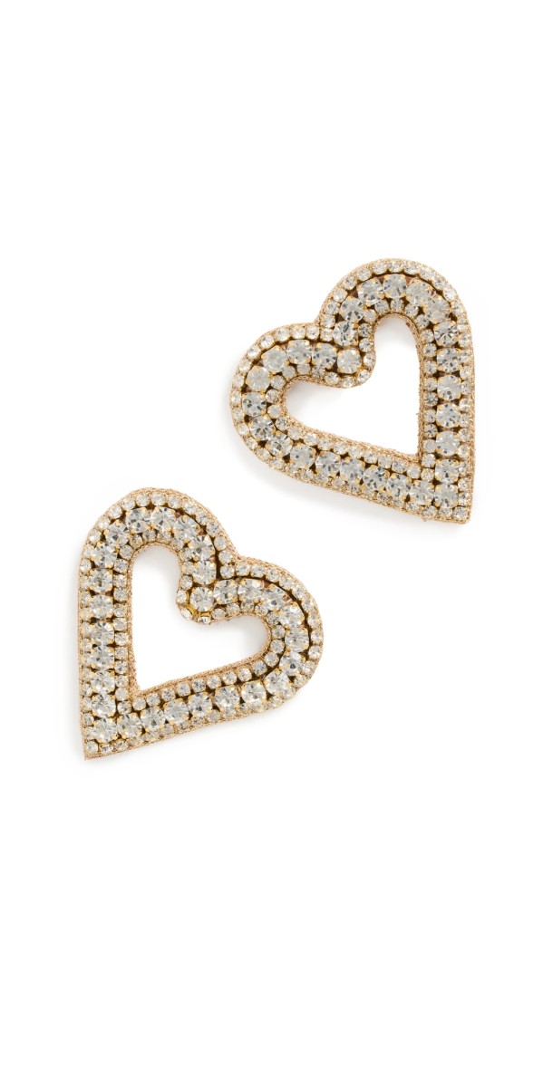 Deepa Gurnani Bia Earrings Silver