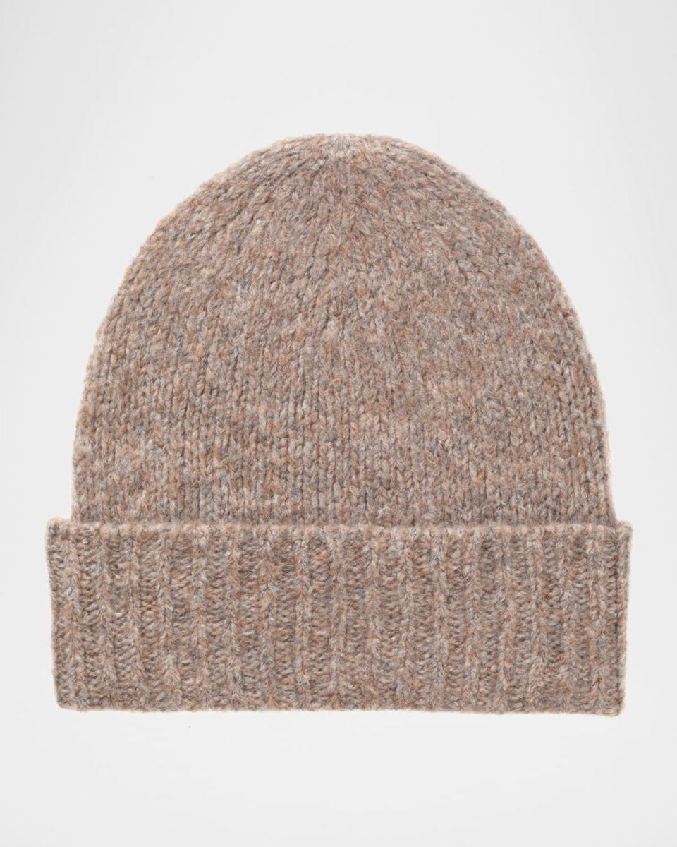 Brushed Cashmere-Silk Beanie