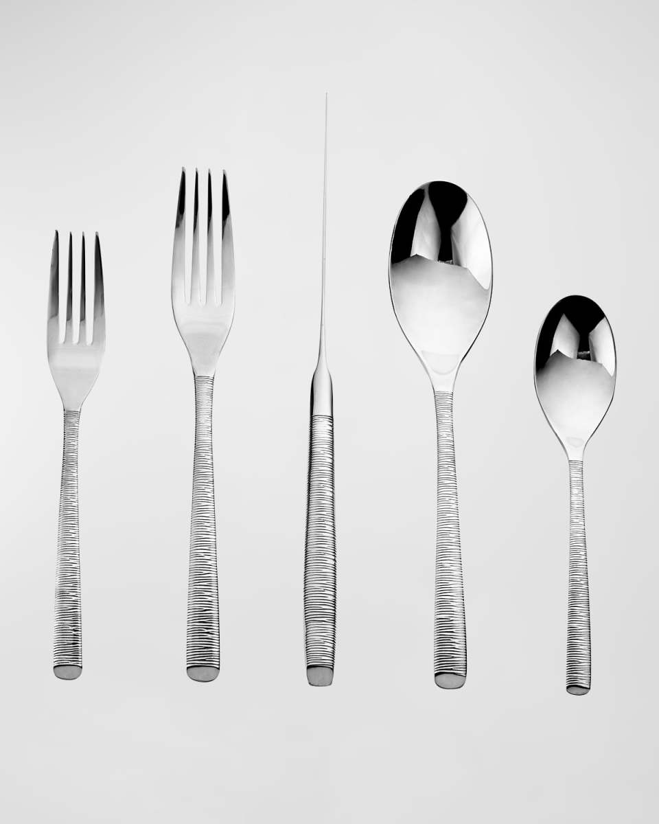 Birchwood Mirror 45-Piece Flatware Set