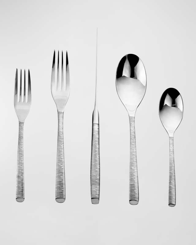 Birchwood Mirror 45-Piece Flatware Set