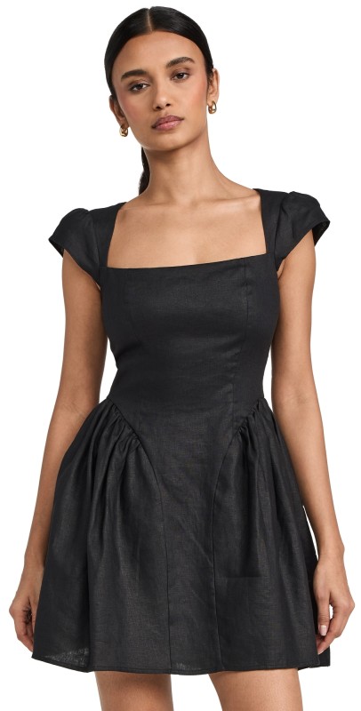 Reformation Oaklyn Dress Black
