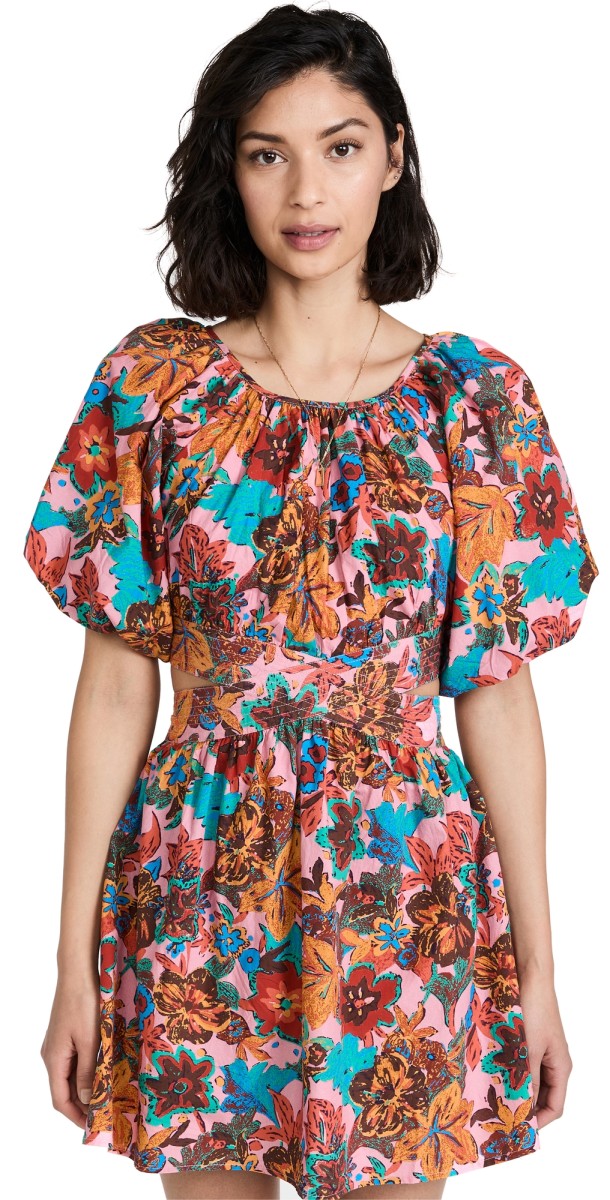 Love The Label Arya Dress Britney Pink Print