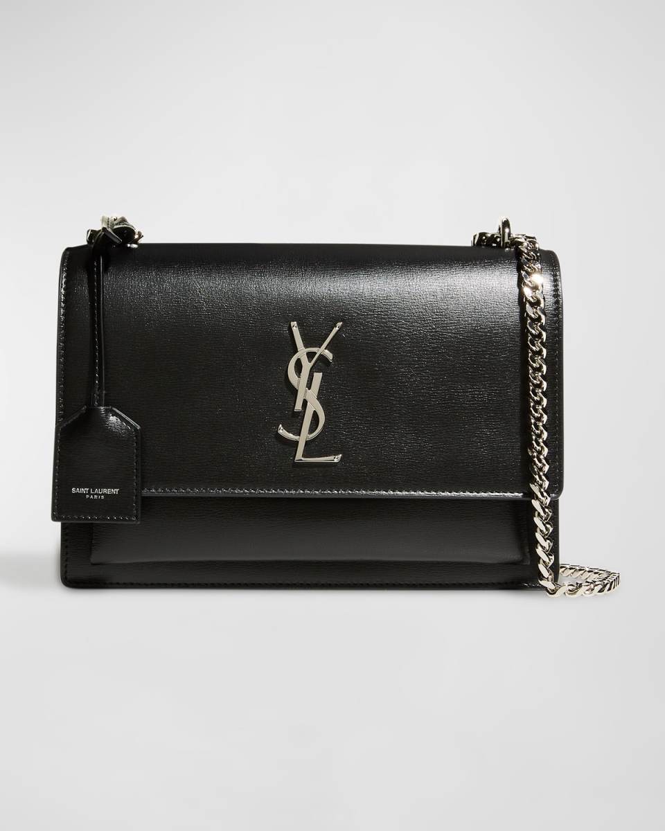 Sunset Medium YSL Crossbody Bag in Smooth Leather