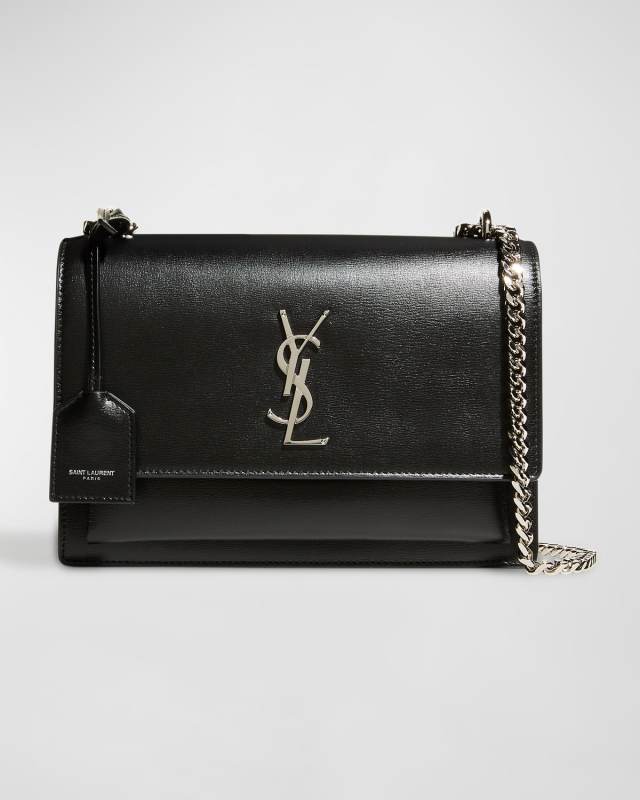 Sunset Medium YSL Crossbody Bag in Smooth Leather