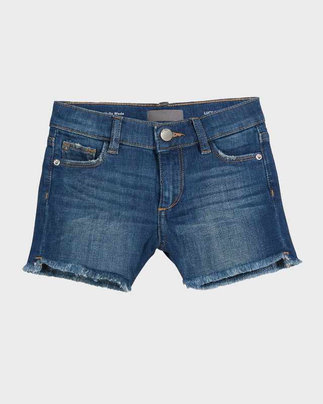 Lucy Frayed Cutoff Shorts, Size 7-16