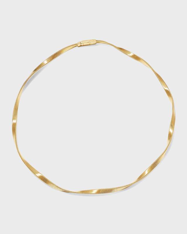 18k Yellow Gold Marrakech Coil Necklace