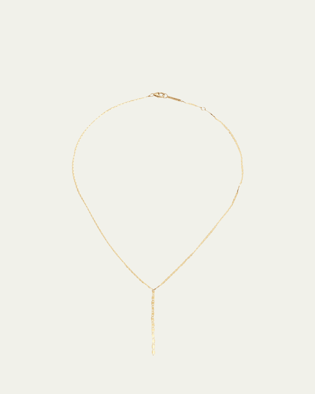 14k Gold Petite Malibu Lariat Necklace