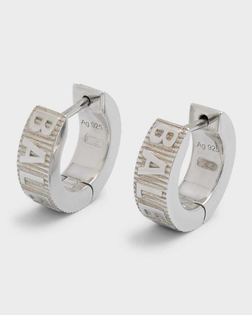 Force Logo Hoop Earrings