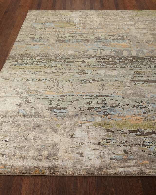 Lhasa Haze Hand-Knotted Rug, 6' x 9'
