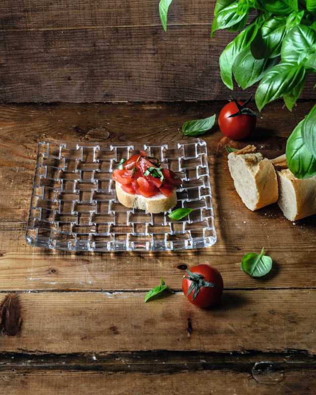 Bossa Nova Square Platter Set