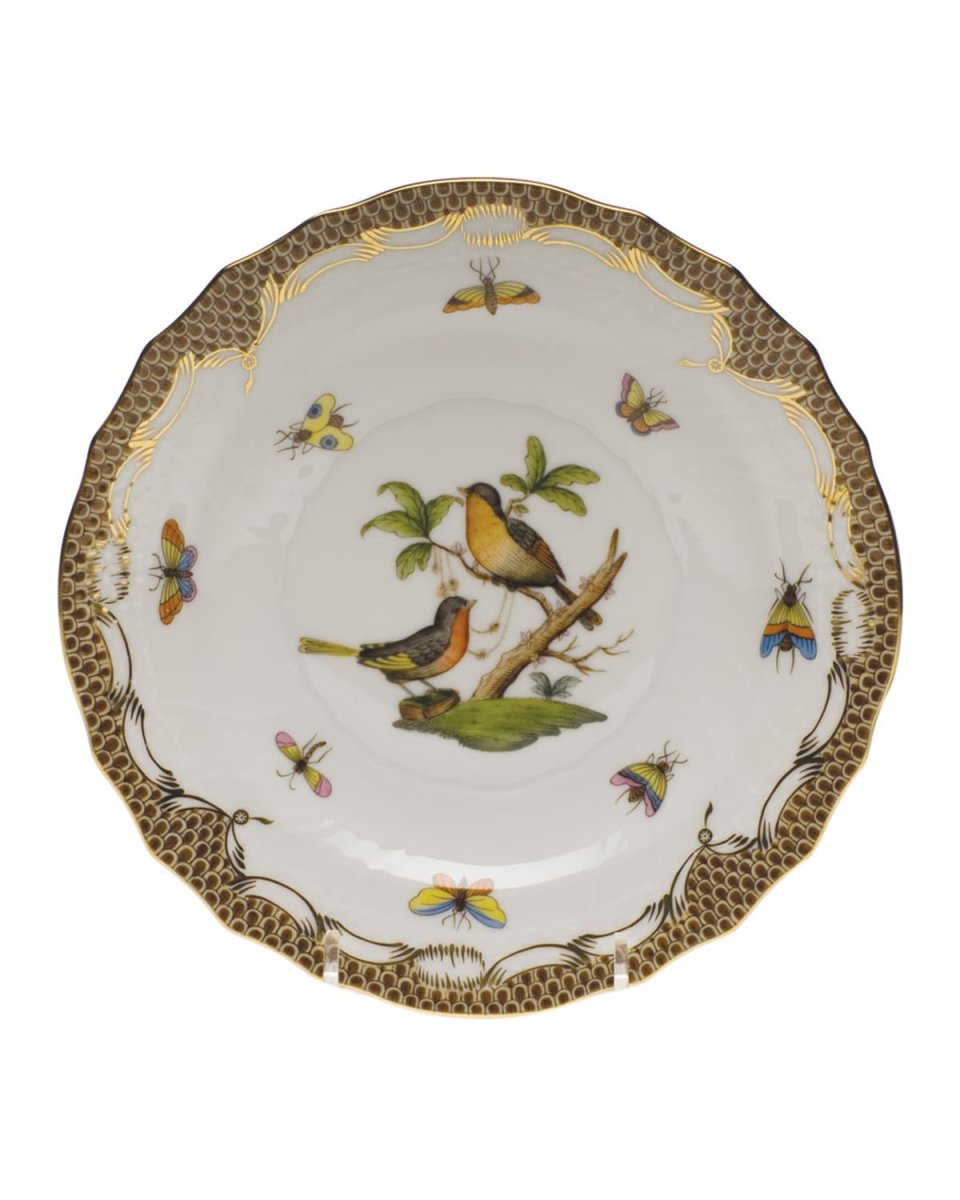 Rothschild Bird Brown Salad Plate