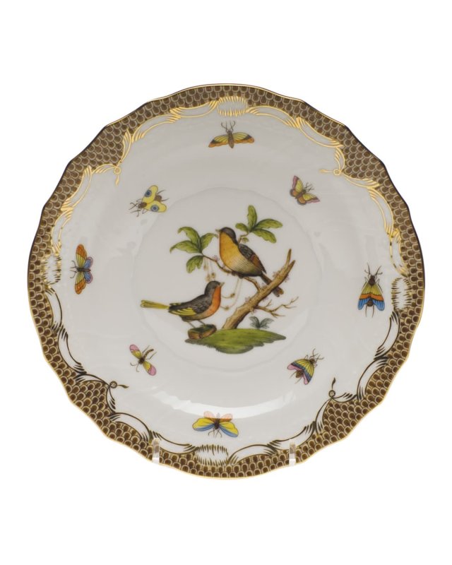 Rothschild Bird Brown Salad Plate