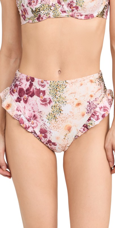 Agua by Agua Bendita Jengibre Florecer Bikini Bottoms Multicolor