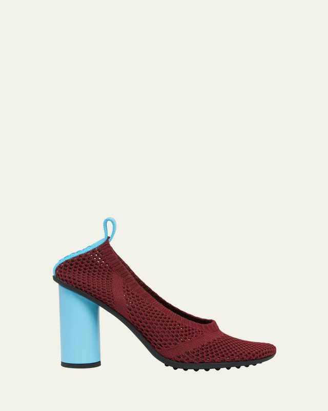 Atomic Knit Bicolor Pumps