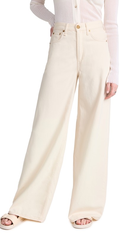 rag & bone Featherweight Sofie Pants Ecru