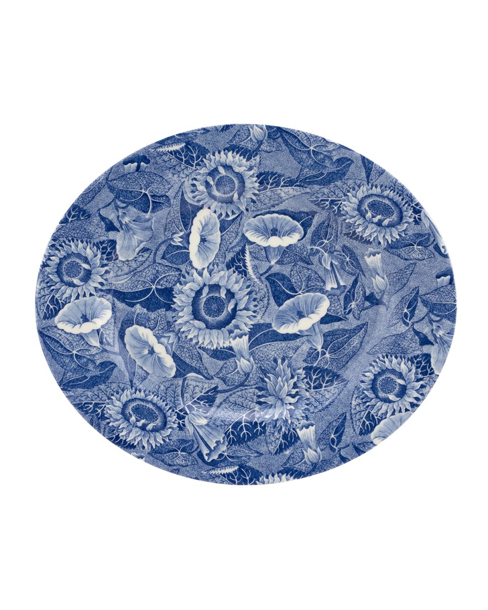 Blue Room Sunflower Oval Platter