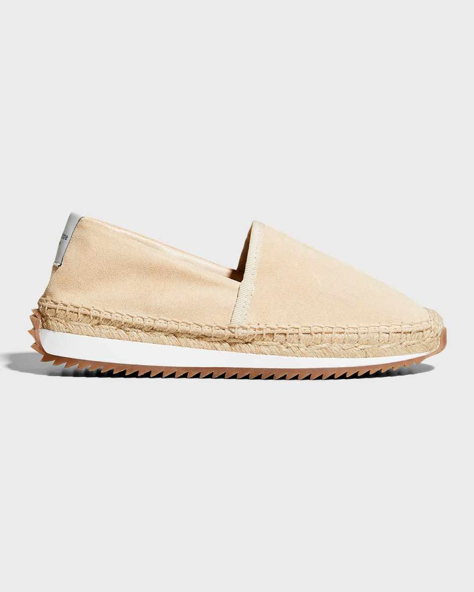 Suede Slip-On Espadrille Sneakers