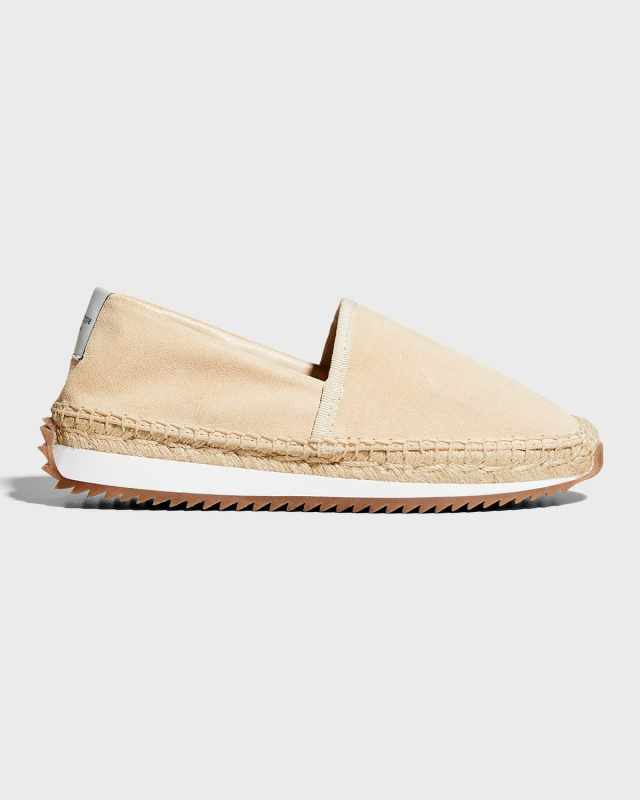 Suede Slip-On Espadrille Sneakers