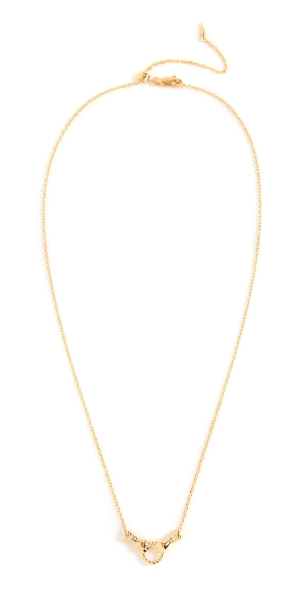 Missoma Harris Reed In Good Hands Mini Pendant Necklace Gold