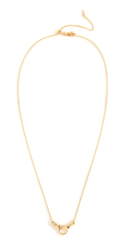 Missoma Harris Reed In Good Hands Mini Pendant Necklace Gold