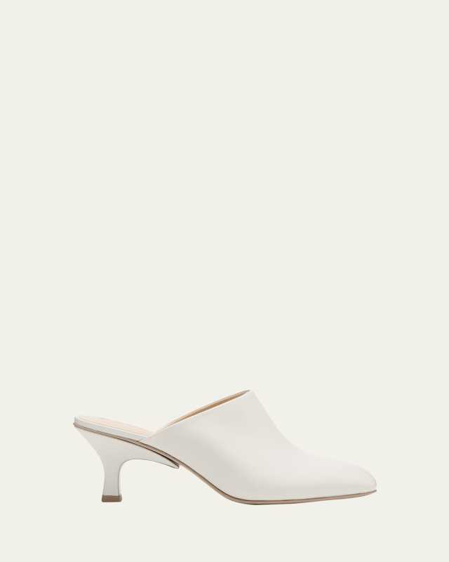 Leather Slide Mules