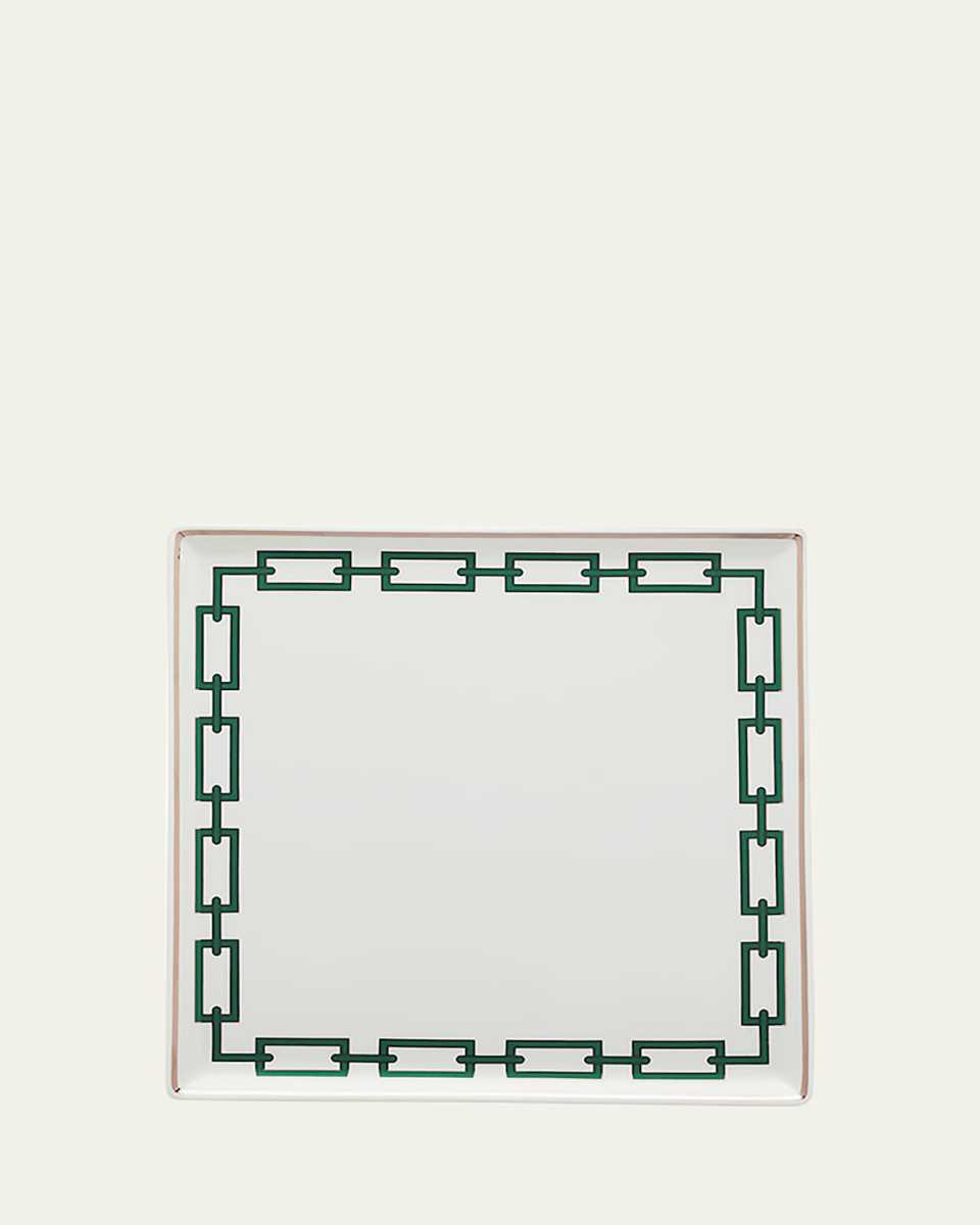 Catene Emerald Green Squared Plate