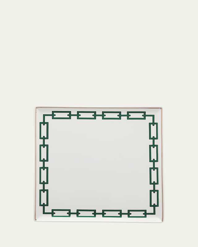 Catene Emerald Green Squared Plate