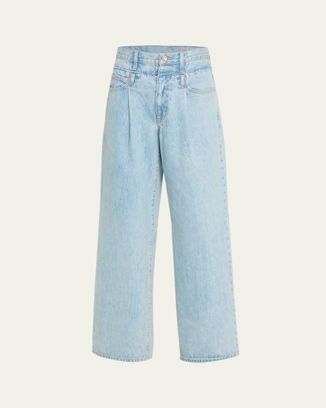 Eva x Taylor Re-Work Cropped Trucker Jeans