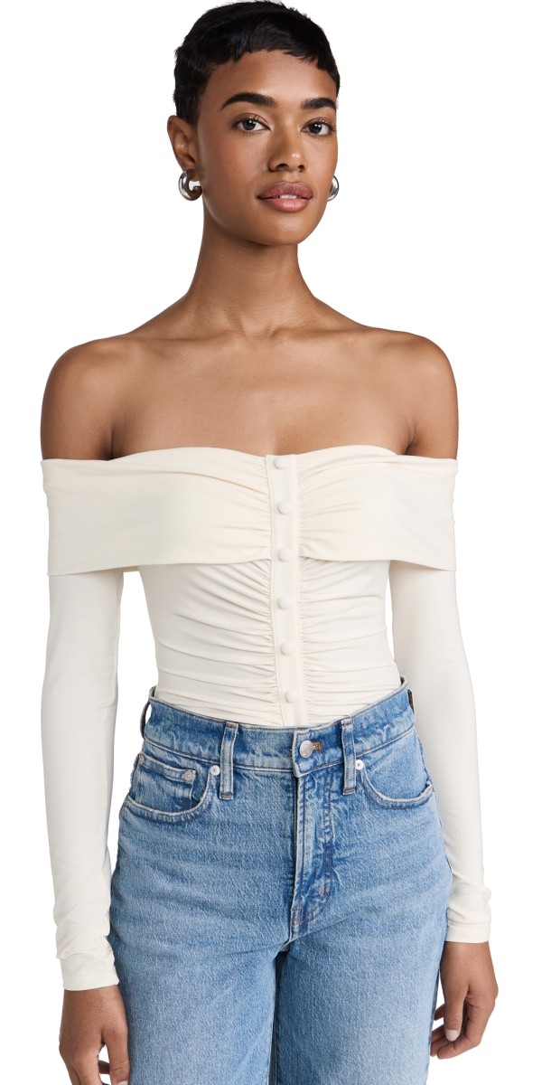 The Line by K Lunar Bodysuit Vanilla