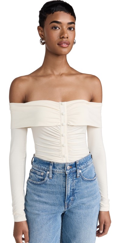 The Line by K Lunar Bodysuit Vanilla
